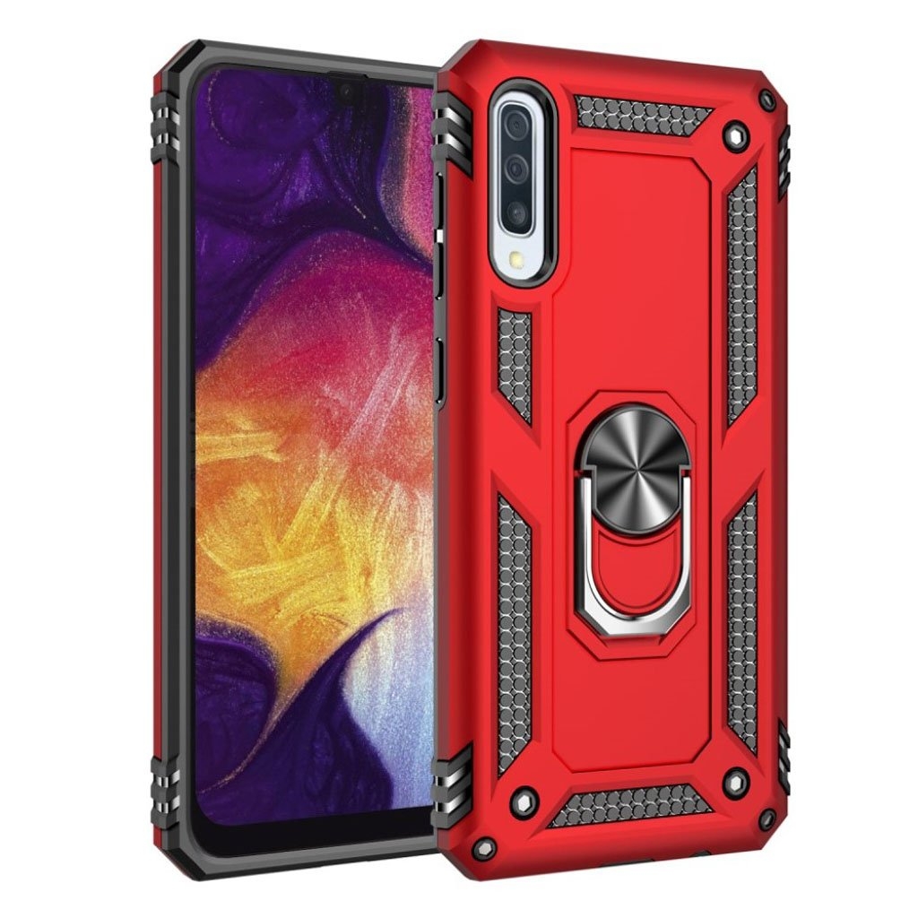 Bofink Combat Samsung Galaxy A50 skal - Röd