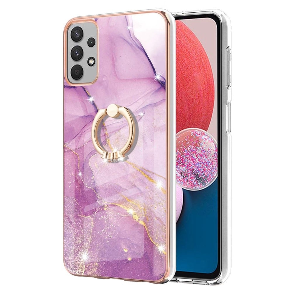 Marmormotiv Samsung Galaxy A13 4G skal - Rosa Marmor Dis