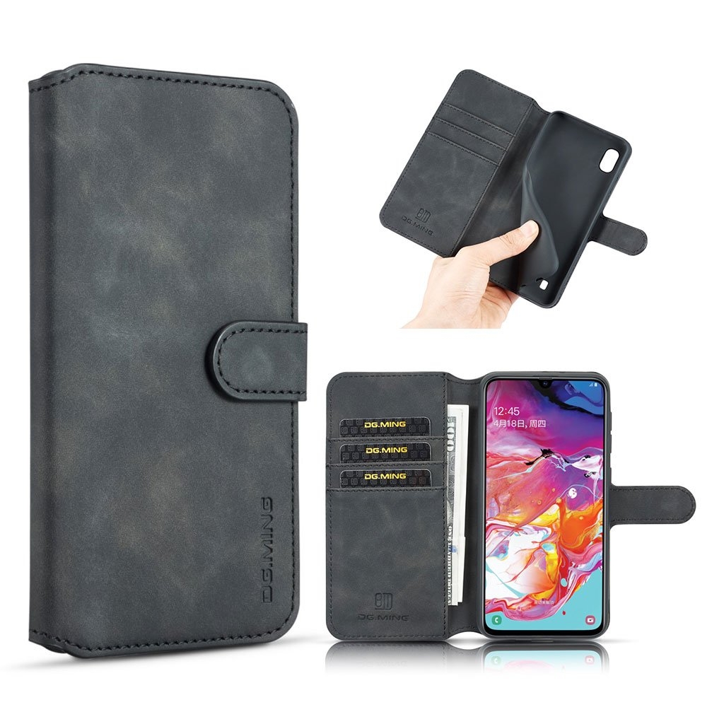 DG.Ming Retro Samsung Galaxy A10 fodral - Svart
