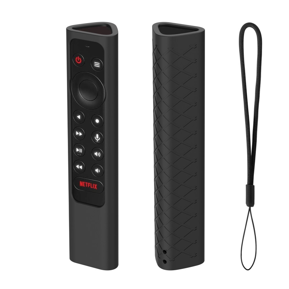 Nvidia Shield TV Pro silikonöverdrag med rem - Svart