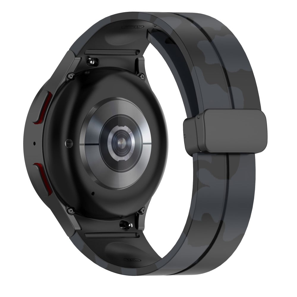 Samsung Galaxy Watch 5 Pro silikonerem i camouflagestil - Camouflage Mørkegrå