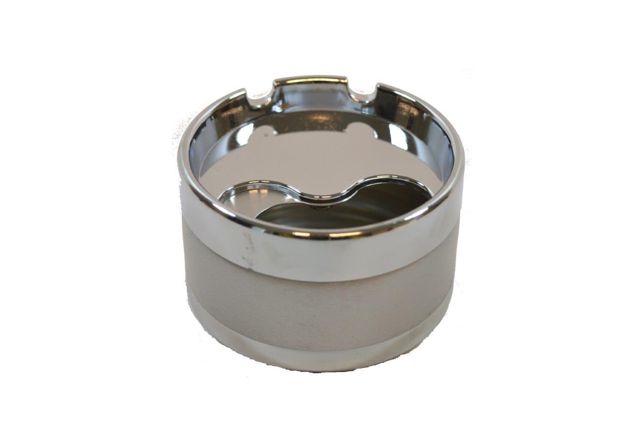 Metall Askkopp Silver