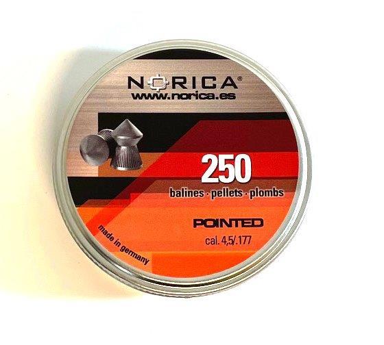 Norica Pointed luftvapenkulor 4,5 mm (.177) – 250 st