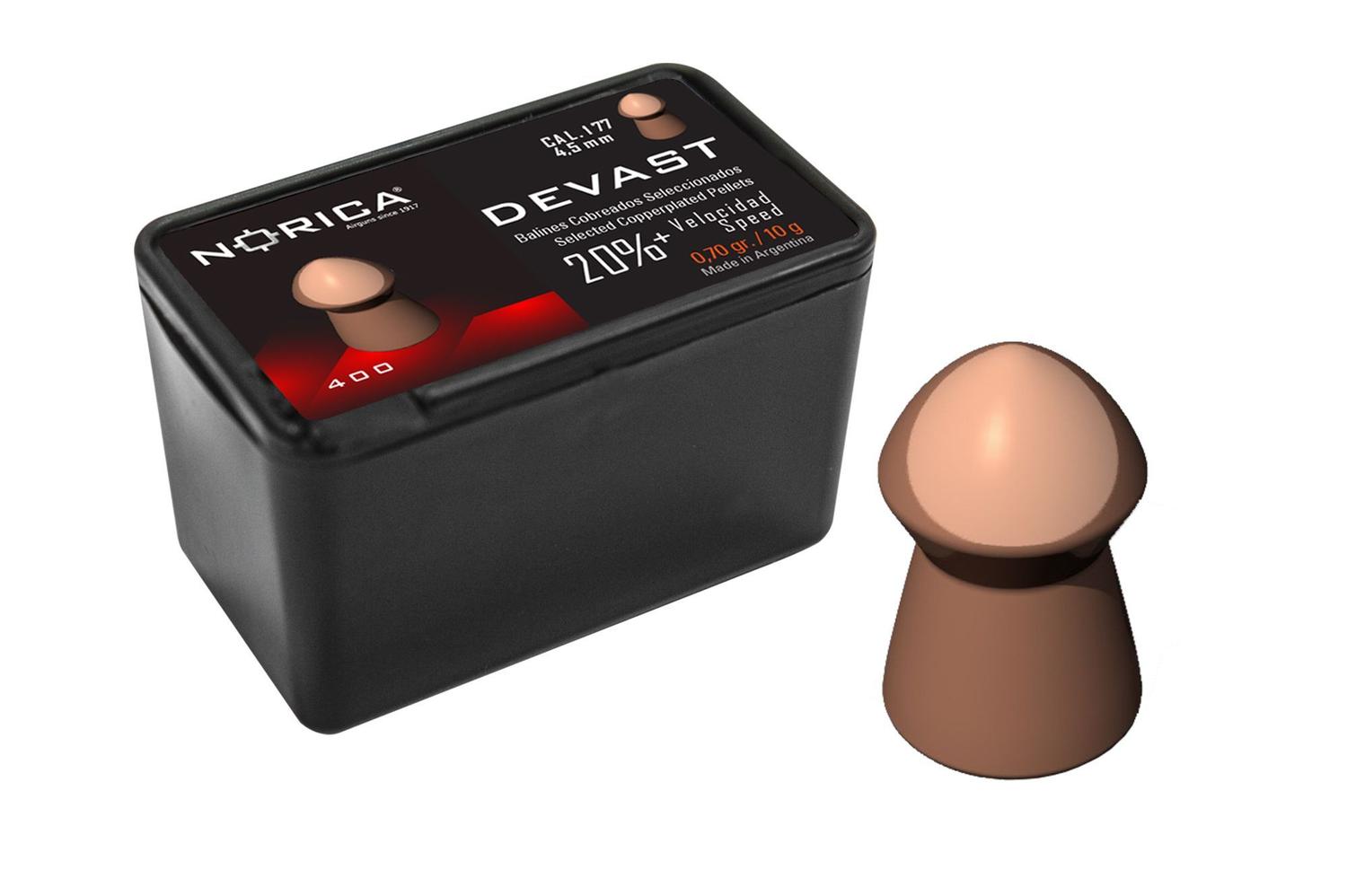 Norica Devast luftgevärskulor 4,5 mm (.177) – 400 st