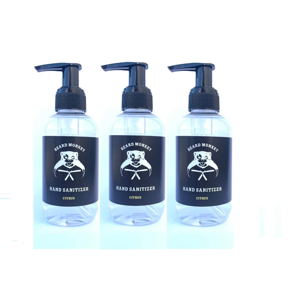 3-pack Beard Monkey Hand Sanitizer Citrus 150ml
