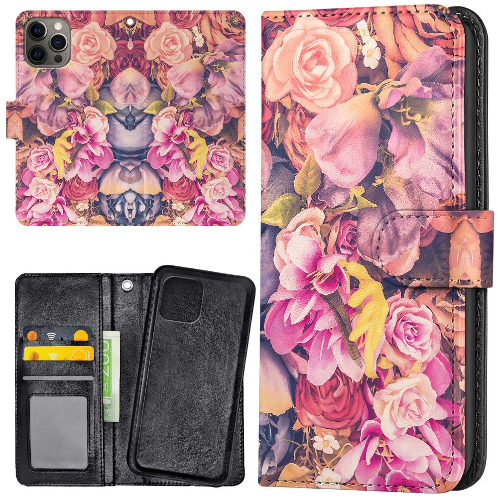 iPhone 15 Pro Max - Plånboksfodral/Skal Roses