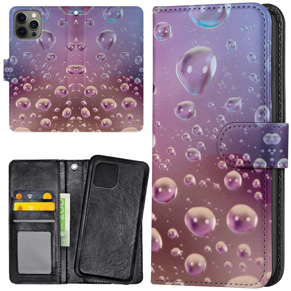 iPhone 15 Pro - Plånboksfodral/Skal Bubblor