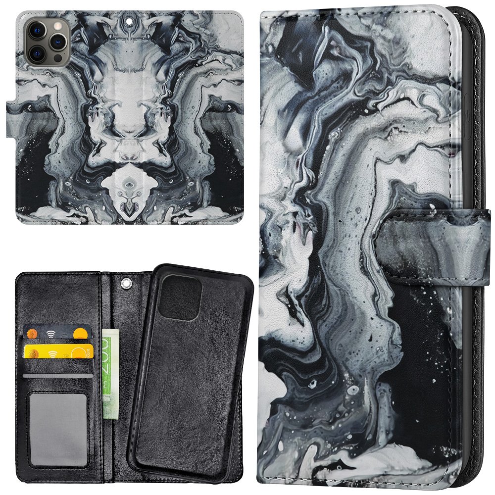 iPhone 15 Pro Max - Plånboksfodral/Skal Målat Konst