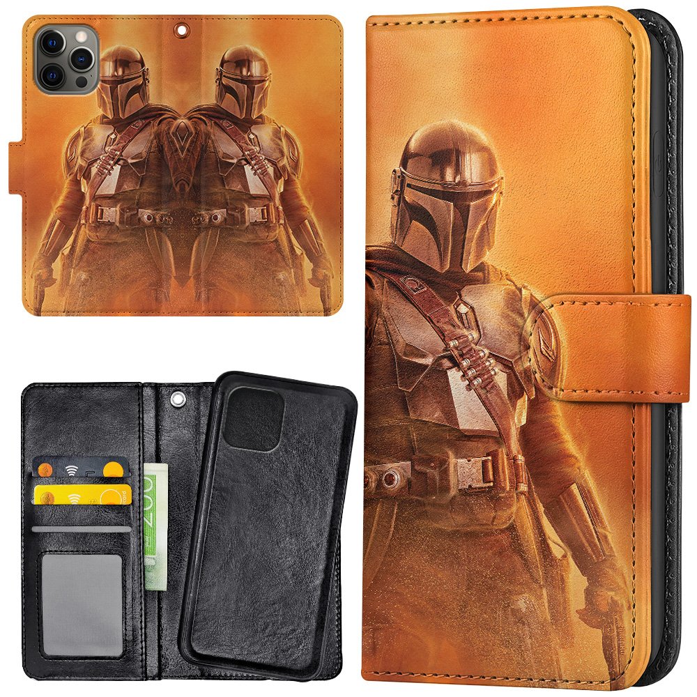 iPhone 15 Pro Max - Plånboksfodral/Skal Mandalorian Star Wars