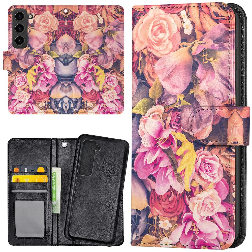 Galaxy S23 Plus - Plånboksfodral/Skal Roses