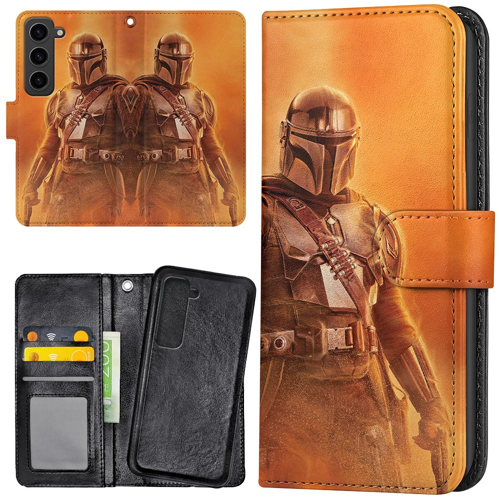 Samsung Galaxy S23 - Plånboksfodral/Skal Mandalorian Star Wars