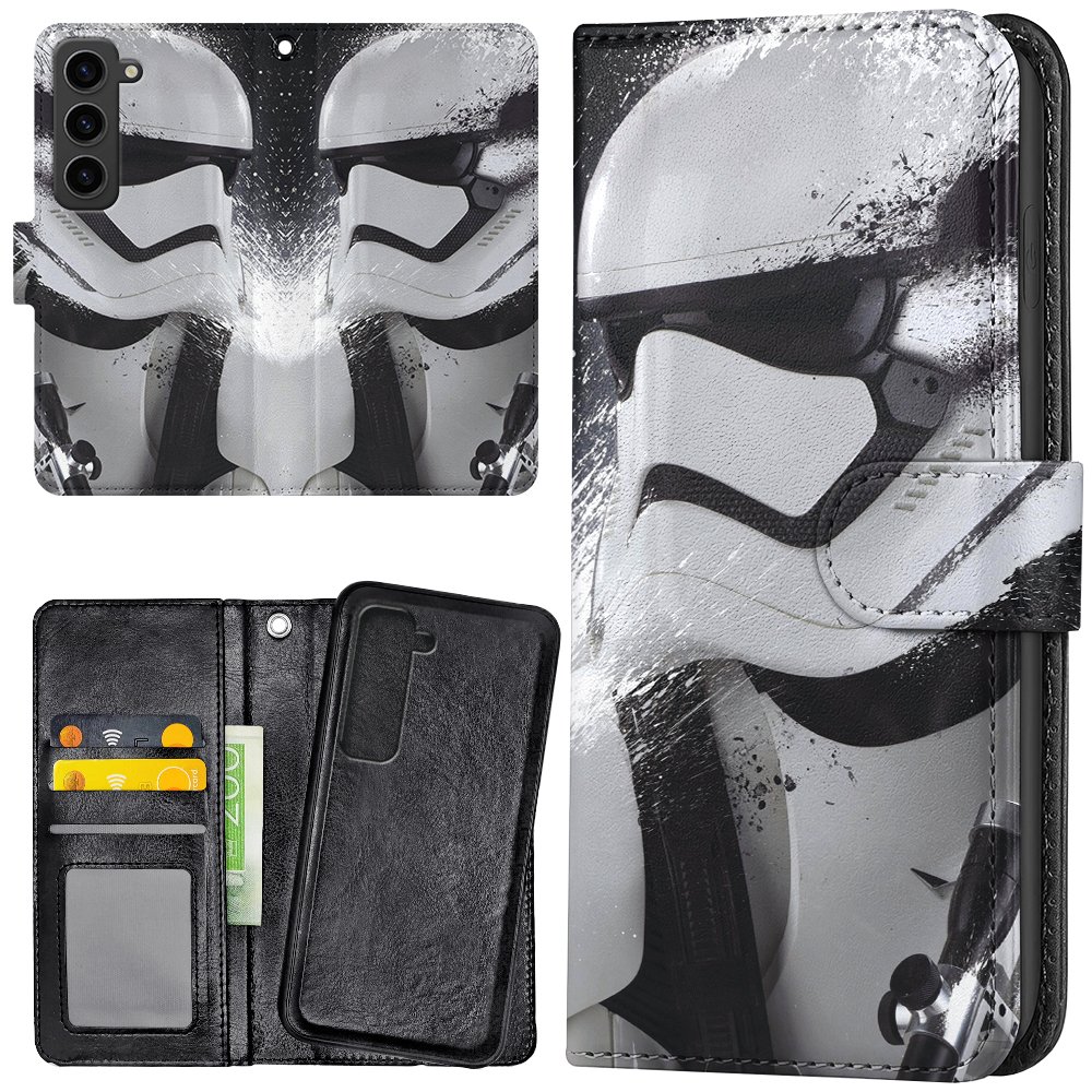 Galaxy S23 Plus - Plånboksfodral/Skal Stormtrooper Star Wars