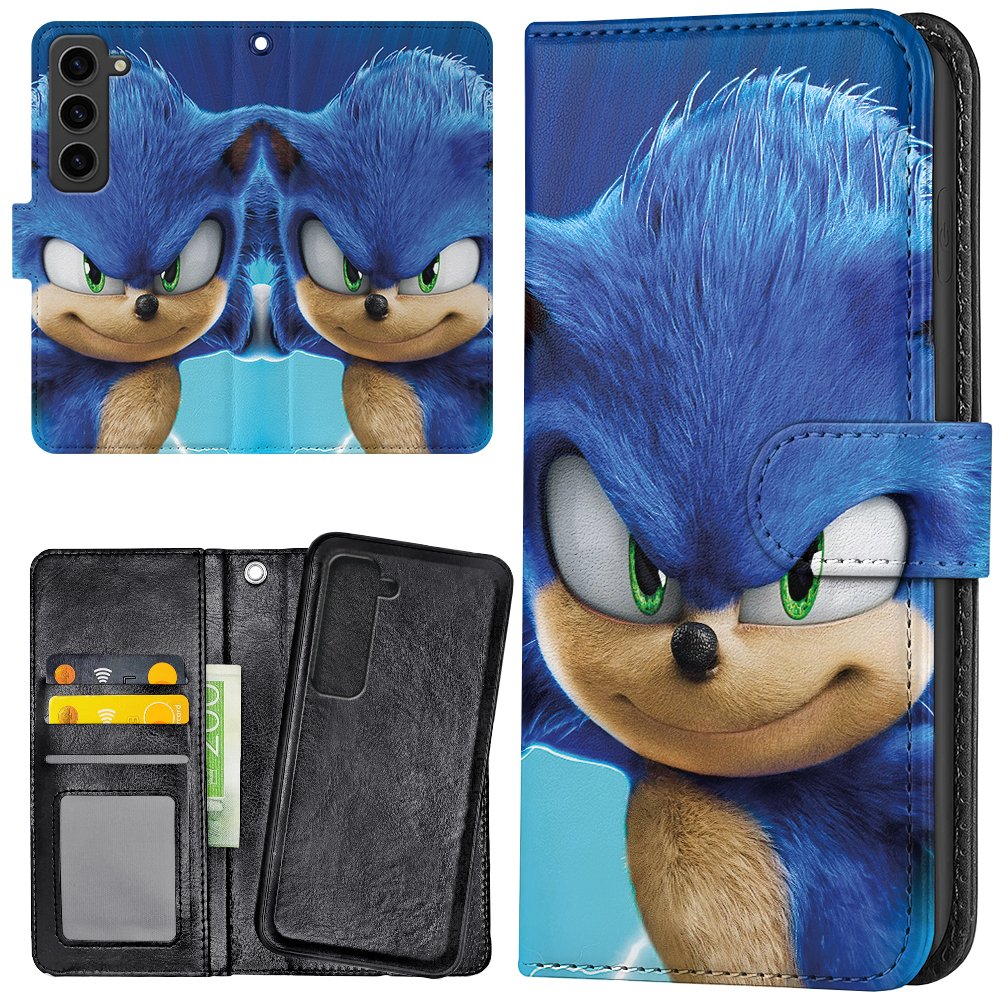 Galaxy S23 Plus - Plånboksfodral/Skal Sonic the Hedgehog