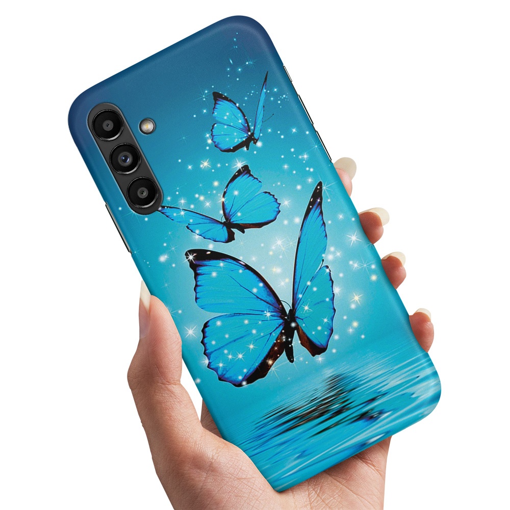 Skal / Mobilskal till Samsung Galaxy A25 5G - Glittrande Fjärilar