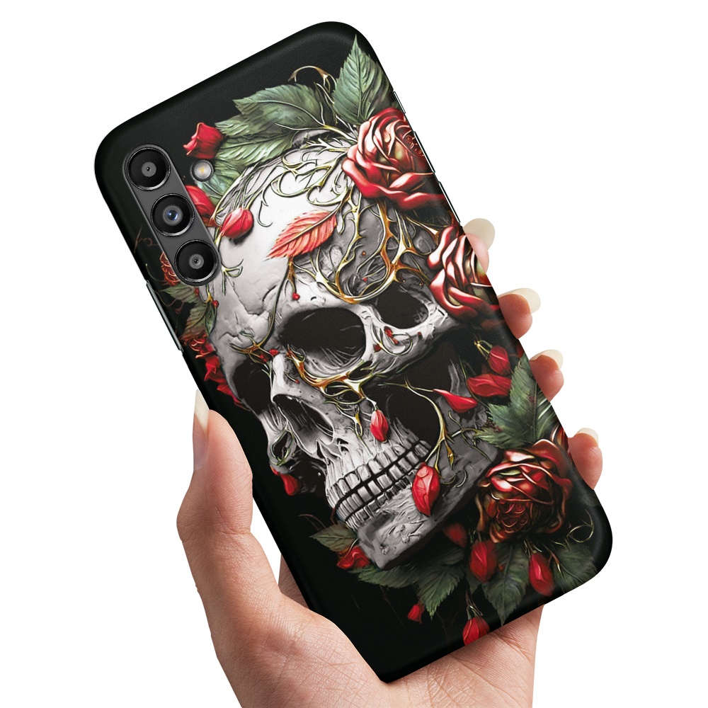 Skal / Mobilskal till Samsung Galaxy S24 - Skull Roses