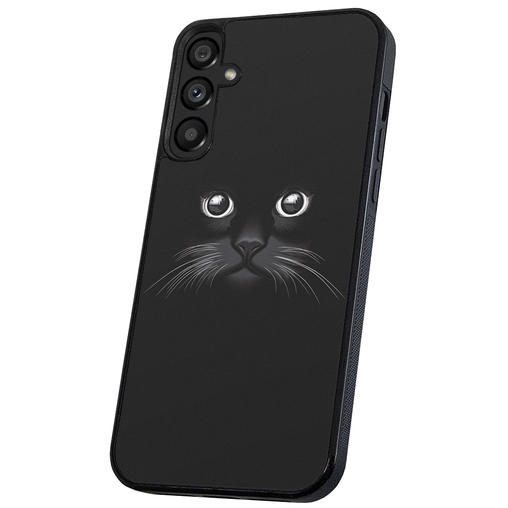 Galaxy S23 FE - Skal/Mobilskal Svart Katt
