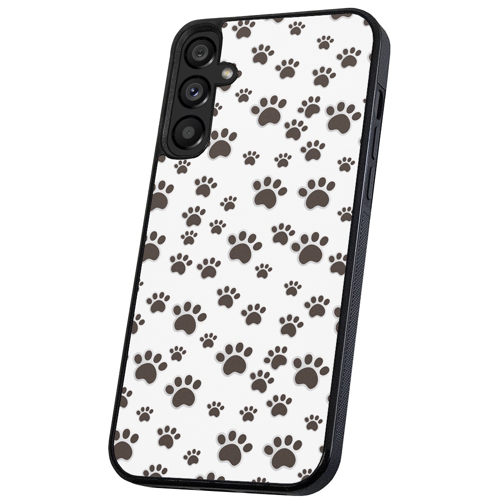 Galaxy S23 FE - Skal/Mobilskal Paw Pattern