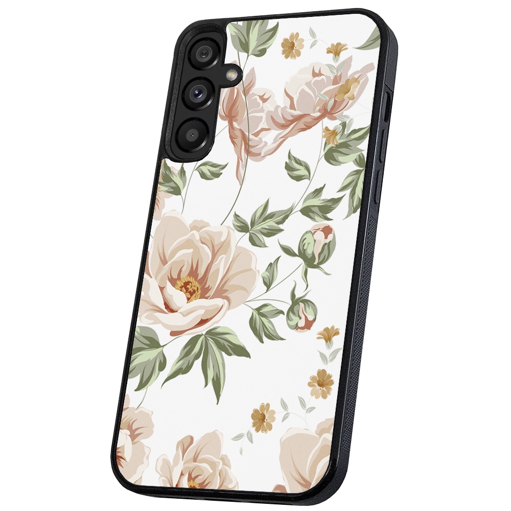 Galaxy S24 Plus - Skal/Mobilskal Blommönster
