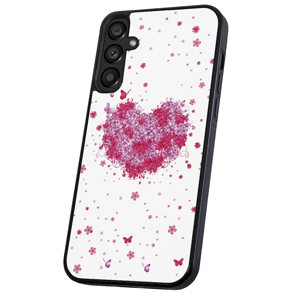 Galaxy S24 Plus - Skal/Mobilskal Blomhjärta