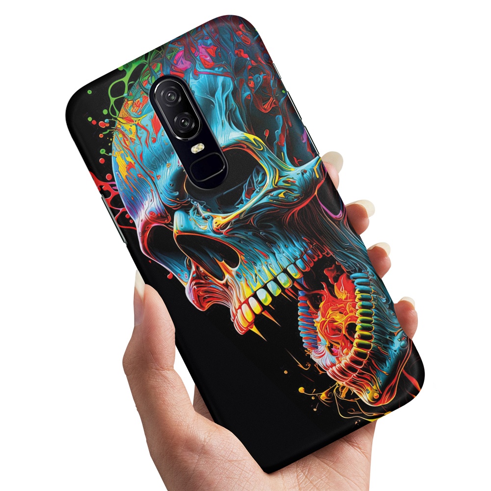 Skal / Mobilskal till OnePlus 8 - Skull