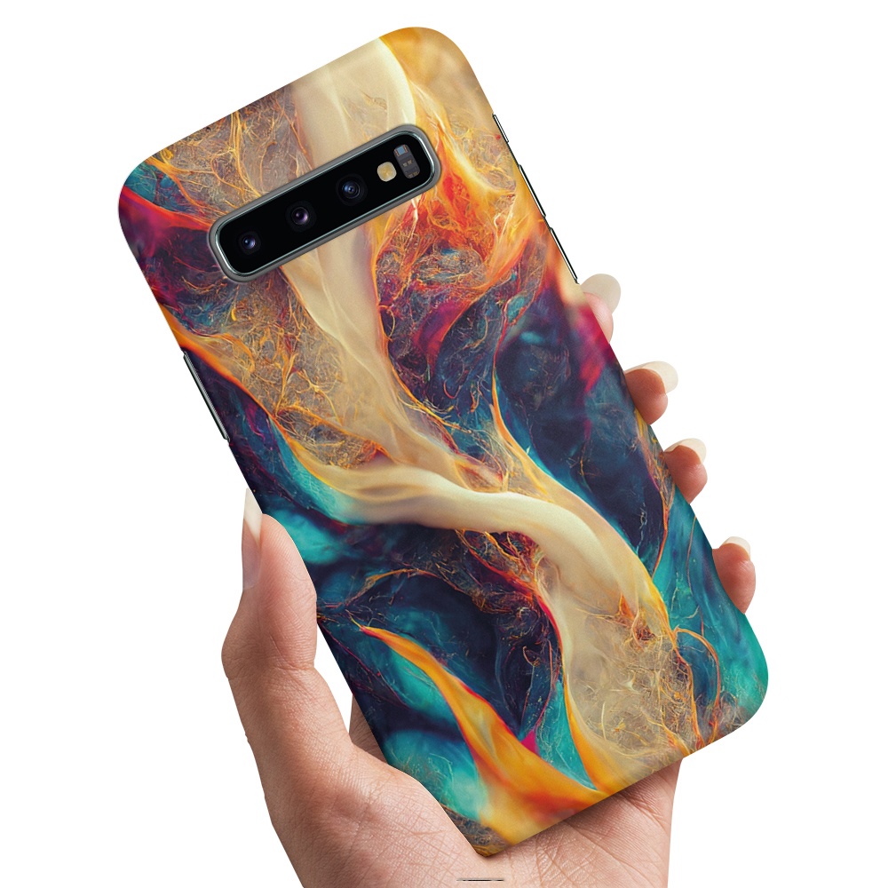 Skal / Mobilskal till Samsung Galaxy S10 - Abstrakt Mönster