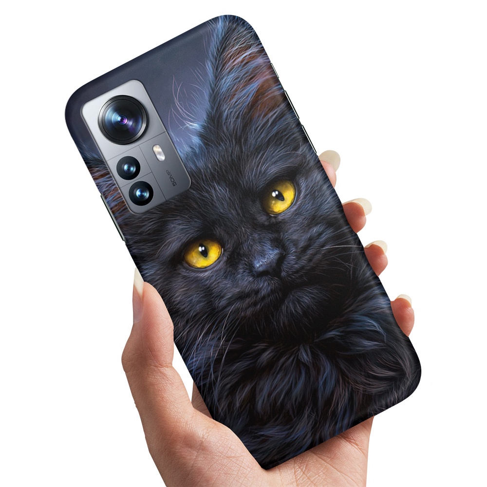 Skal / Mobilskal till Xiaomi 12 - Svart Katt