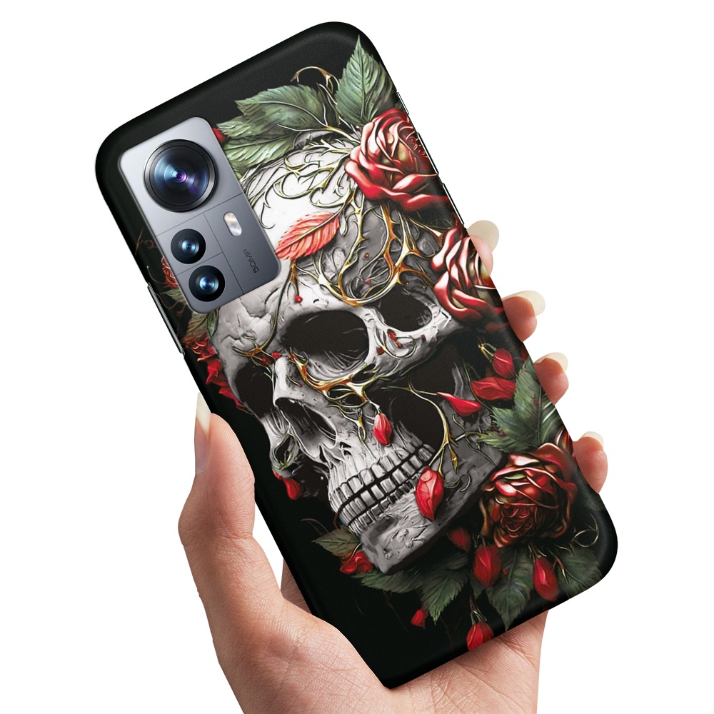 Skal / Mobilskal till Xiaomi 12 Pro - Skull Roses