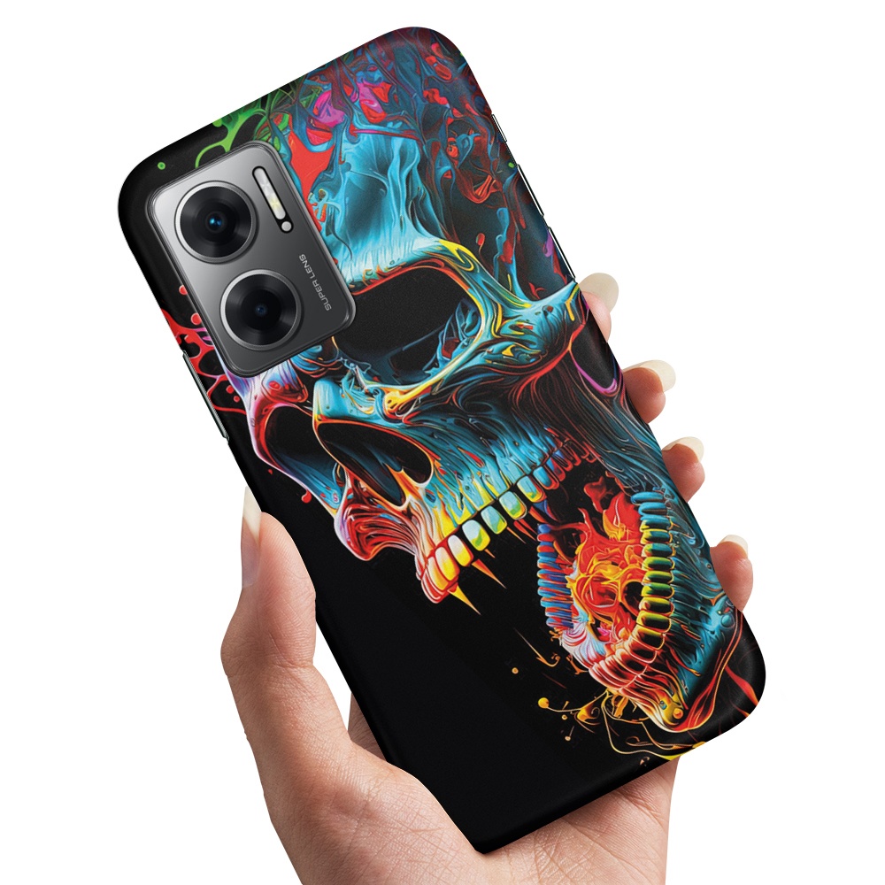 Skal / Mobilskal till Xiaomi Redmi 10 - Skull