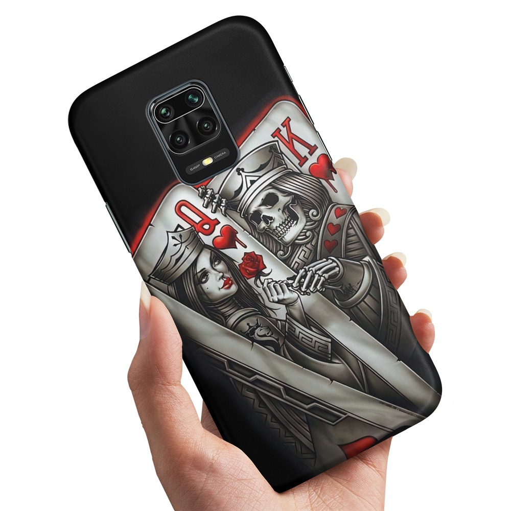 Skal / Mobilskal till Xiaomi Redmi Note 9 Pro - King Queen Kortlek