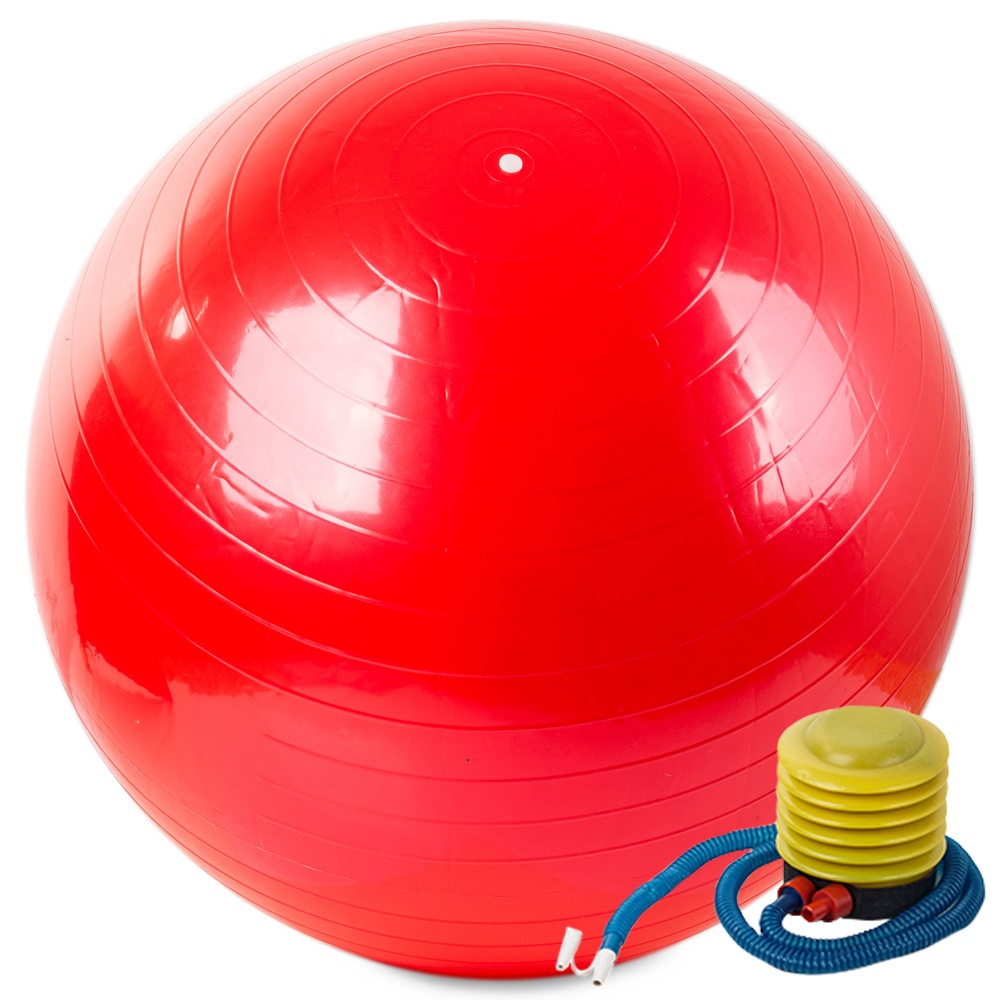Voimistelupallo / Pilatespallo pumpulla - 65 cm - Red