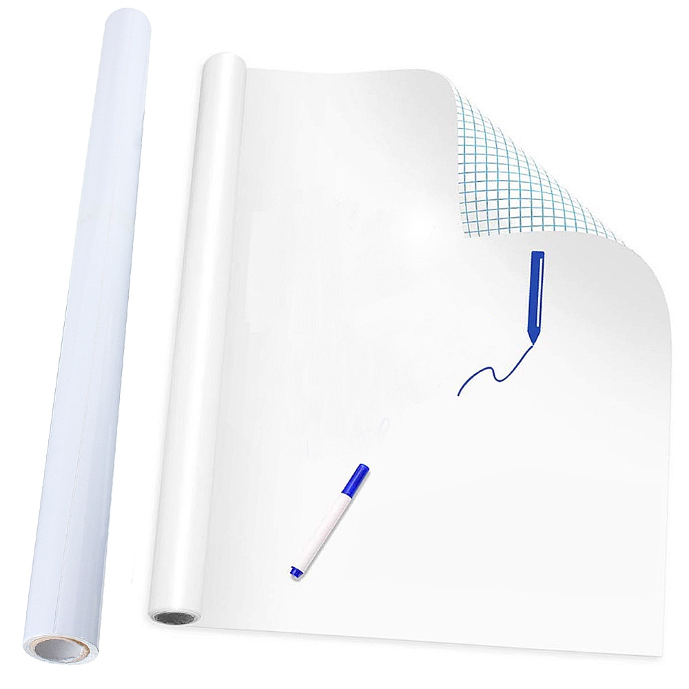 Selvheftende Whiteboard / Whiteboard - 200 x 45 cm