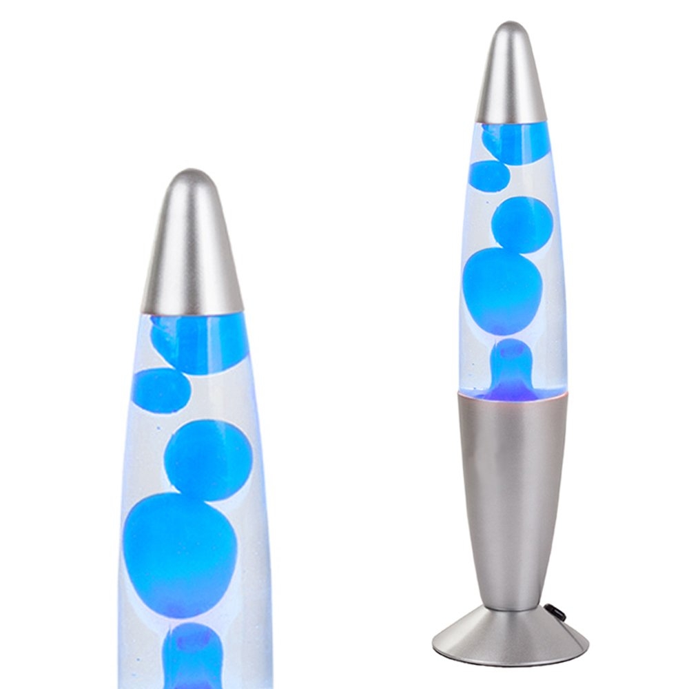 Lavalampa  / LED-lampa - 34 cm - Blue