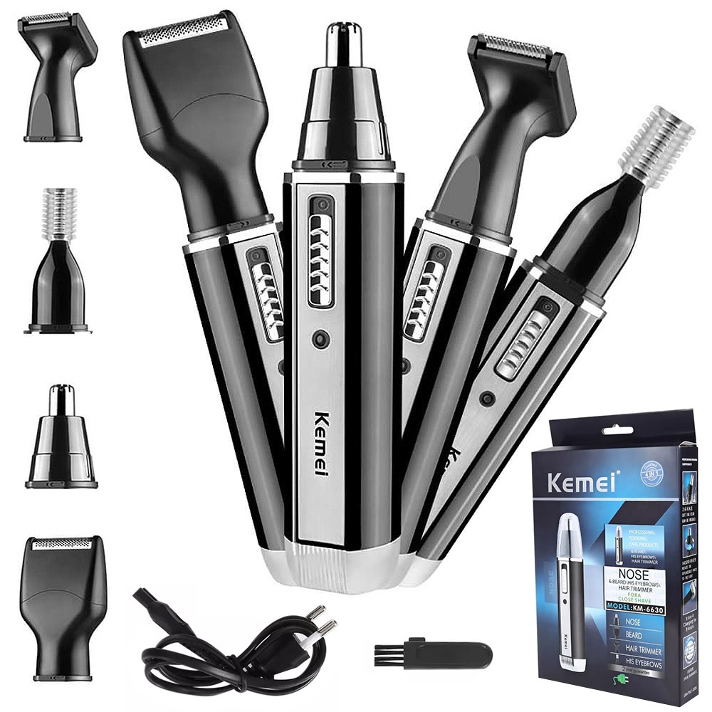 Näs & Skägg Trimmer set / 4-i-1 hårverktyg set