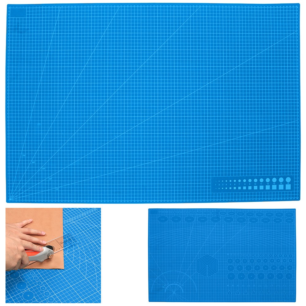 Självläkande Skärmatta A1 Dubbelsidig - 60 x 90 cm - Blue