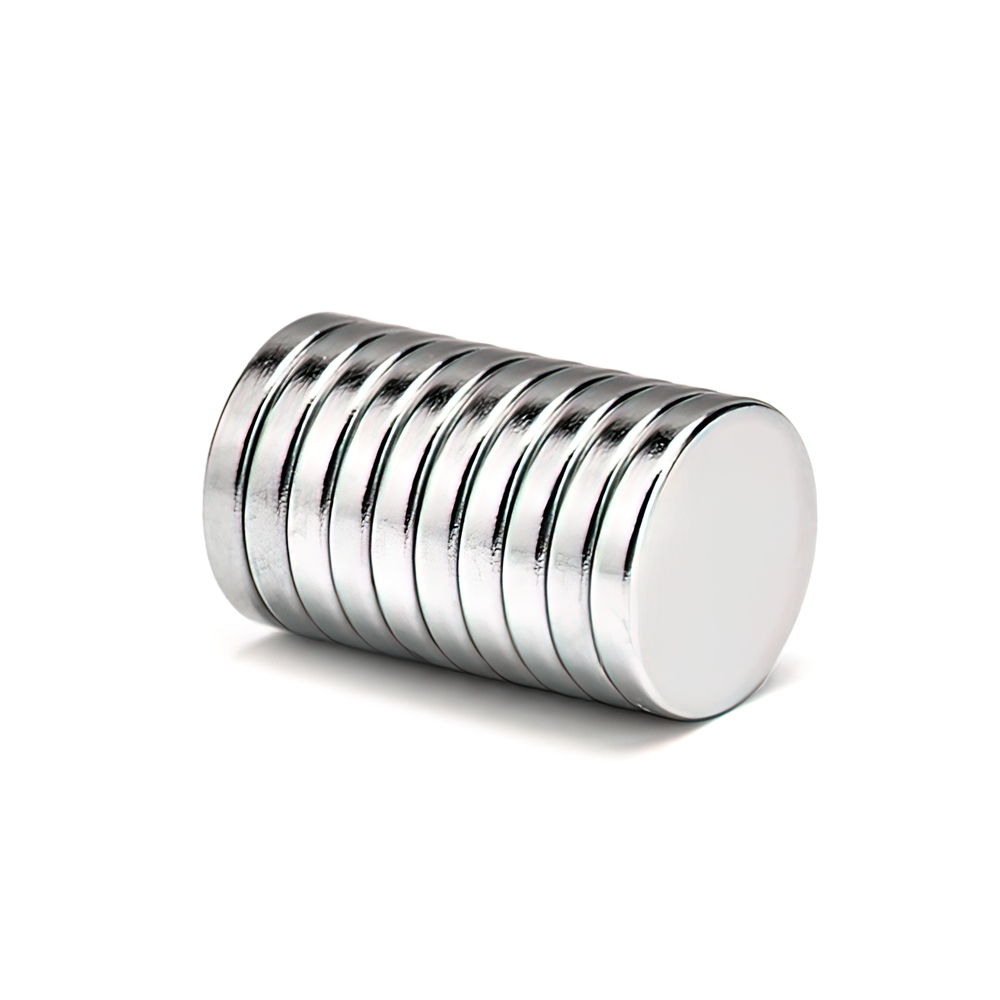 10-Pack Neodymmagnet - Starka magneter - Runda