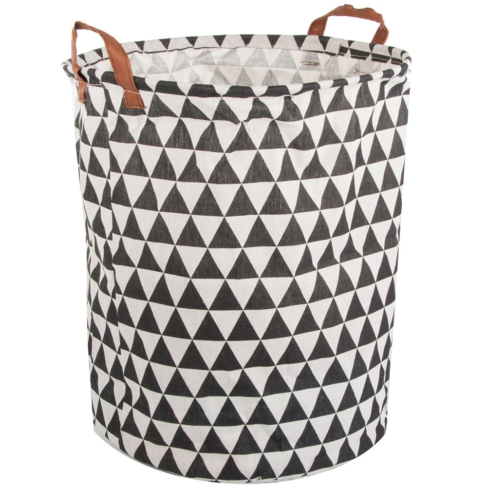 Hopfällbar Tvättkorg - 45L - Black