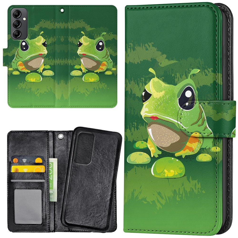 Samsung Galaxy S24 - Plånboksfodral/Skal Groda
