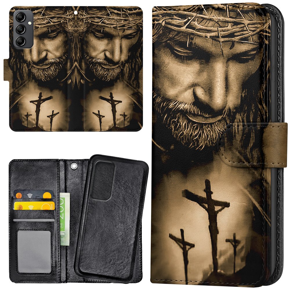 Galaxy S24 Plus - Plånboksfodral/Skal Jesus