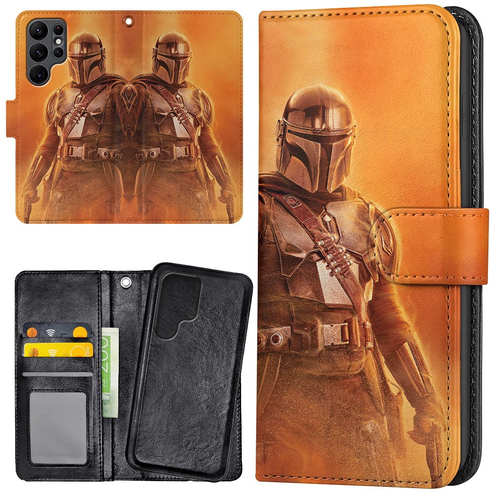Samsung Galaxy S24 Ultra - Plånboksfodral/Skal Mandalorian Star Wars
