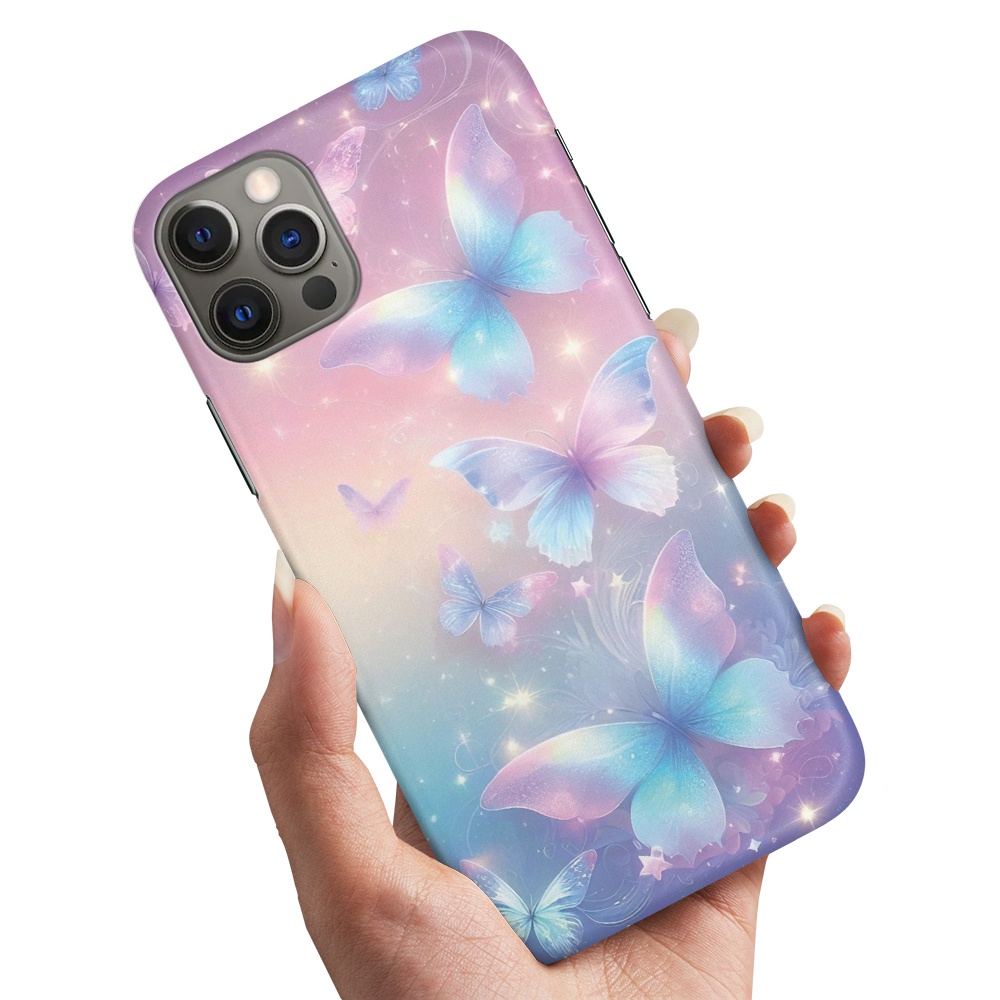 Skal / Mobilskal till iPhone 12 Mini - Butterflies