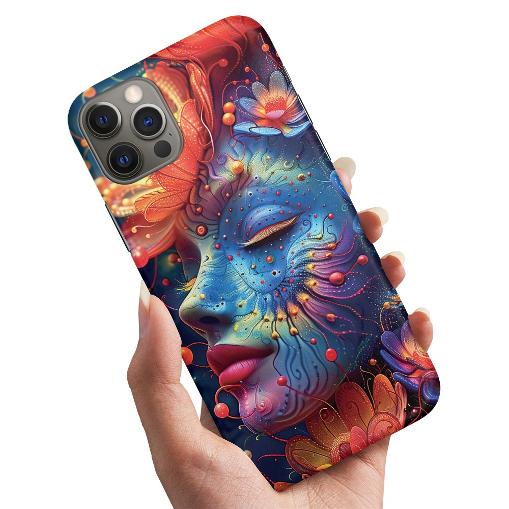 Skal / Mobilskal till iPhone 15 Pro - Psychedelic