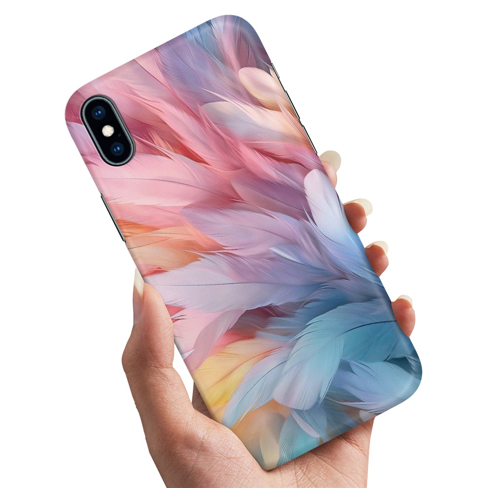 Skal / Mobilskal till iPhone XS Max - Feathers