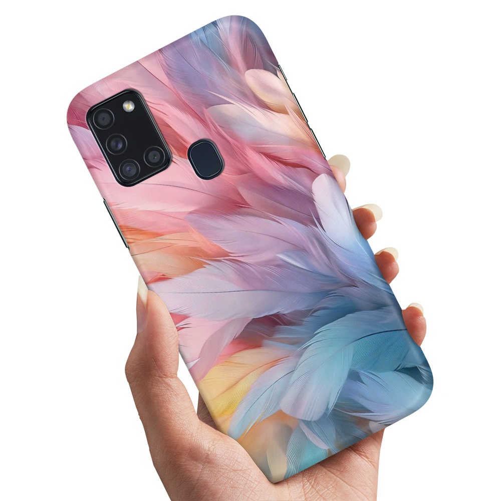 Skal / Mobilskal till Samsung Galaxy A21s - Feathers