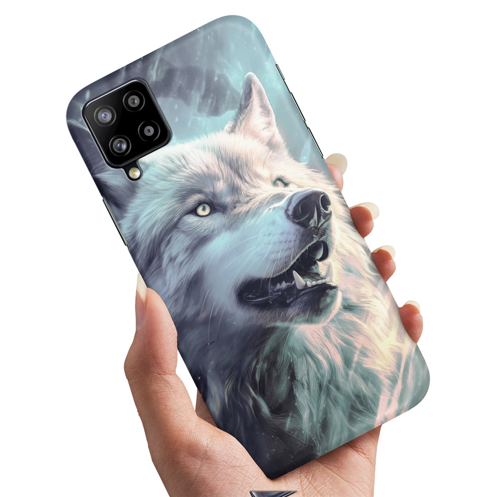 Skal / Mobilskal till Samsung Galaxy A42 - Wolf