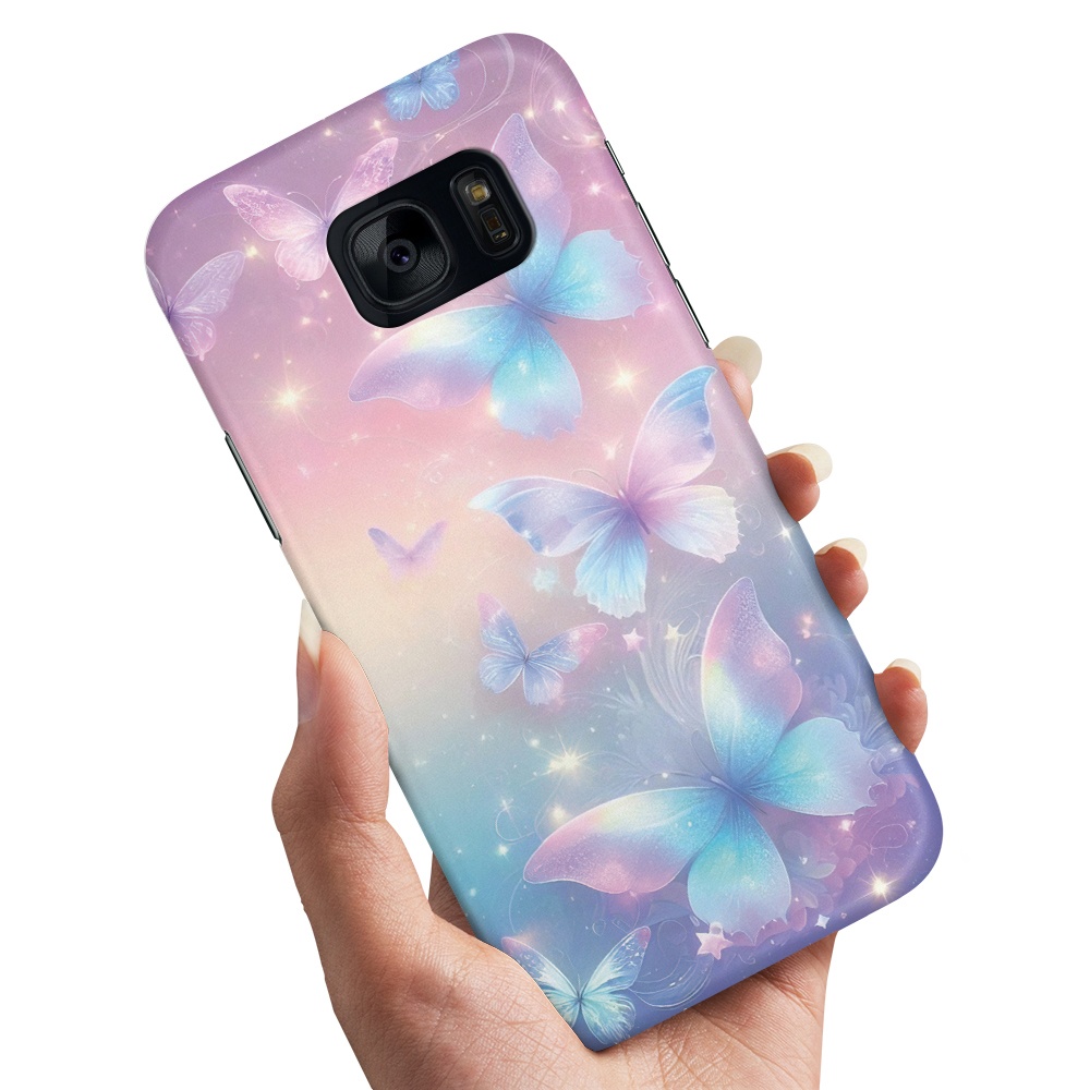 Skal / Mobilskal till Samsung Galaxy S7 - Butterflies