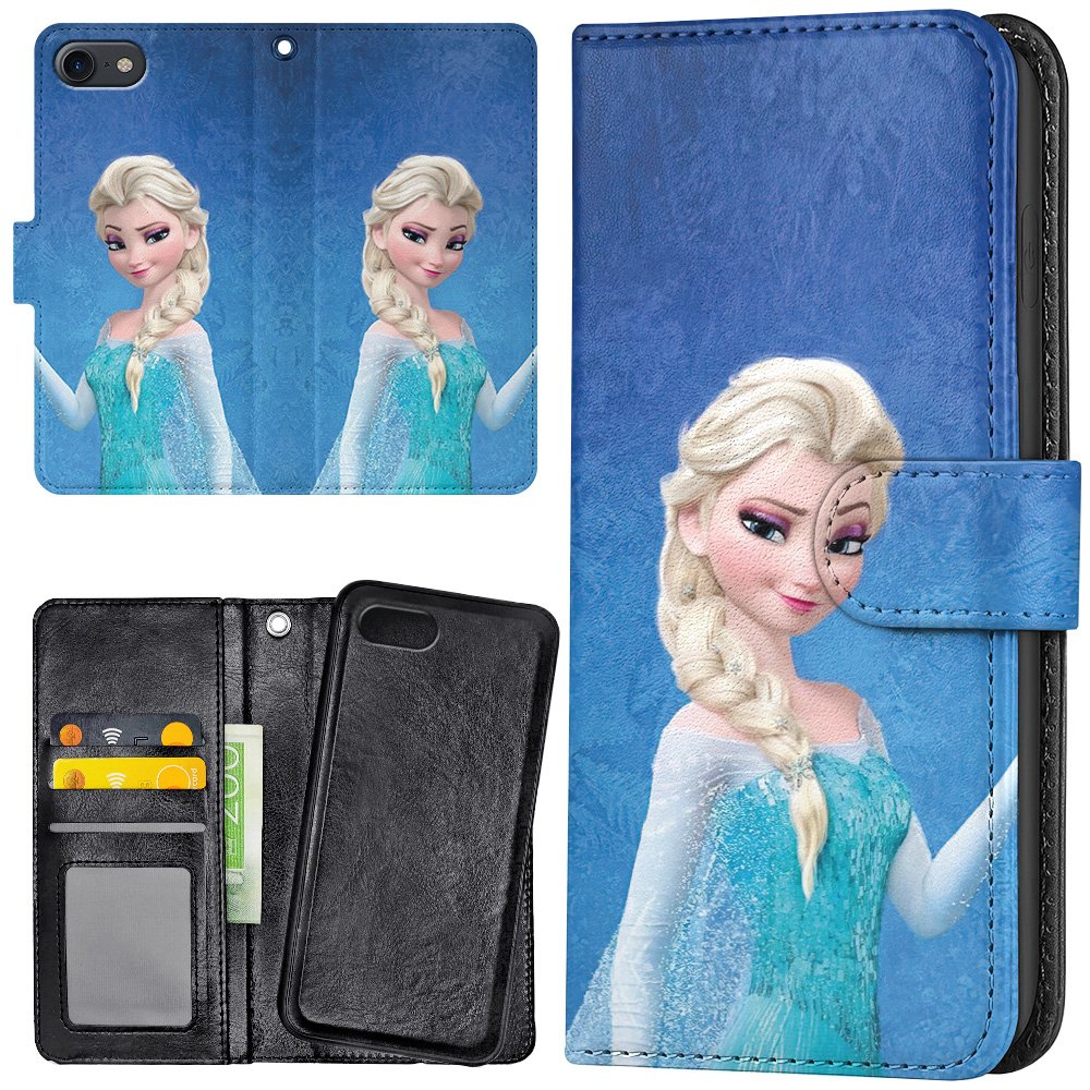 iPhone 7/8/SE - Lommebok Deksel Frozen Elsa
