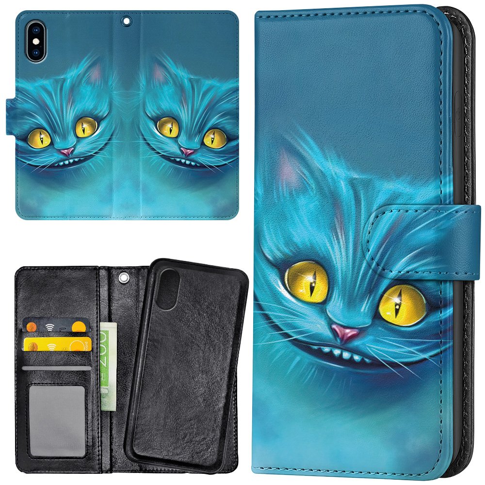 iPhone X/XS - Plånboksfodral/Skal Cat