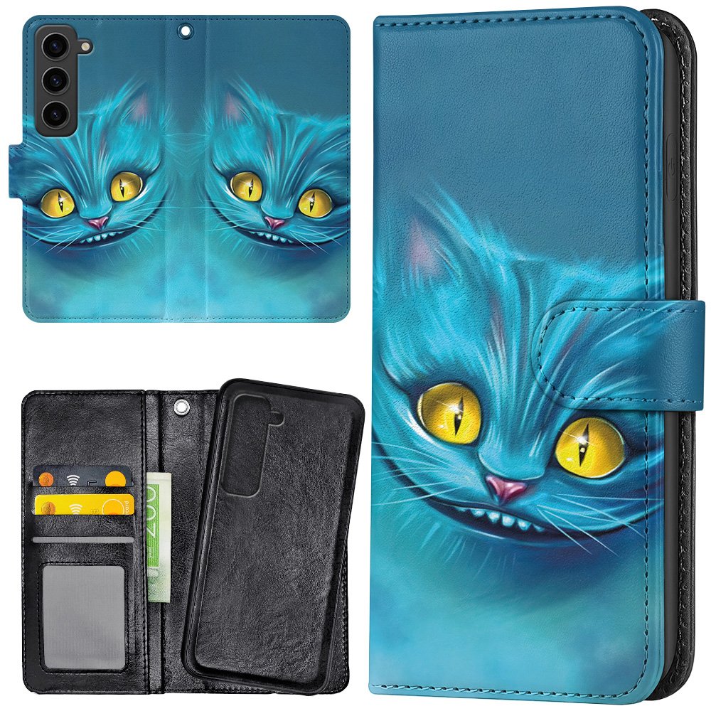 Galaxy S23 Plus - Plånboksfodral/Skal Cat