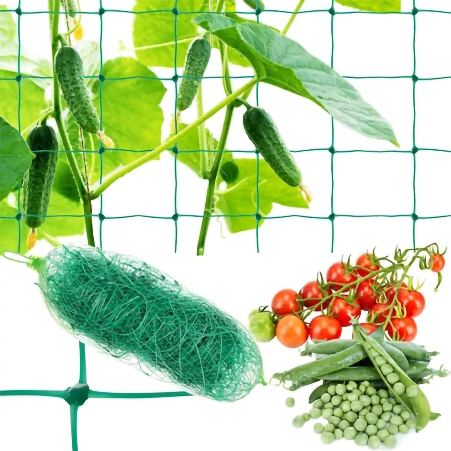 Plantenett / Støttenett for Planter - 2x20m