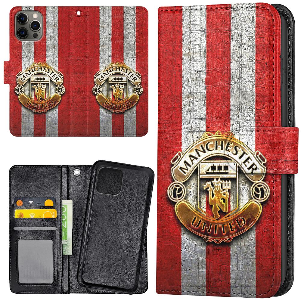 iPhone 16 Pro - Plånboksfodral/Skal Manchester United